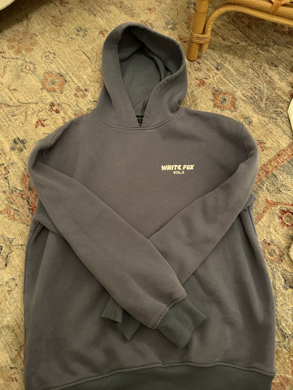 White fox hoodie